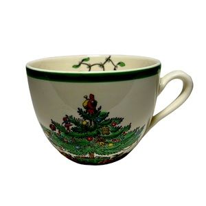 Spode Christmas Tree Mug - Green and Cream